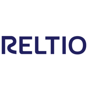 Das Bild zeigt das RELTIO-Logo mit dem Wort RELTIO in fetten, dunkelblauen, modernen, serifenlosen Buchstaben auf einem transparenten Hintergrund.