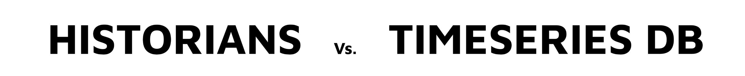 Zeitreihen-DB vs. Historian